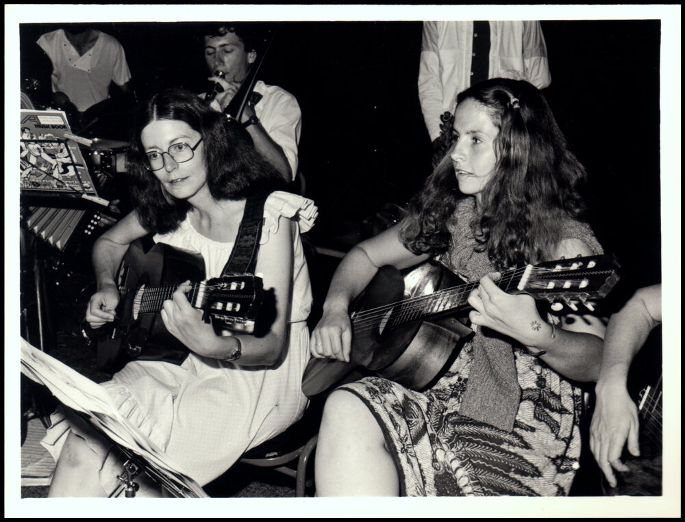 Roni Holland, Andrew Doust and Jane Chrystal in The Botany Bush Band