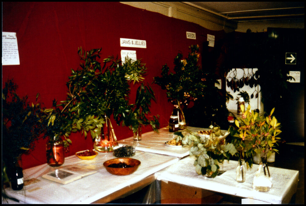 Jams, Jellies and Seeds Display at Open Day 1984