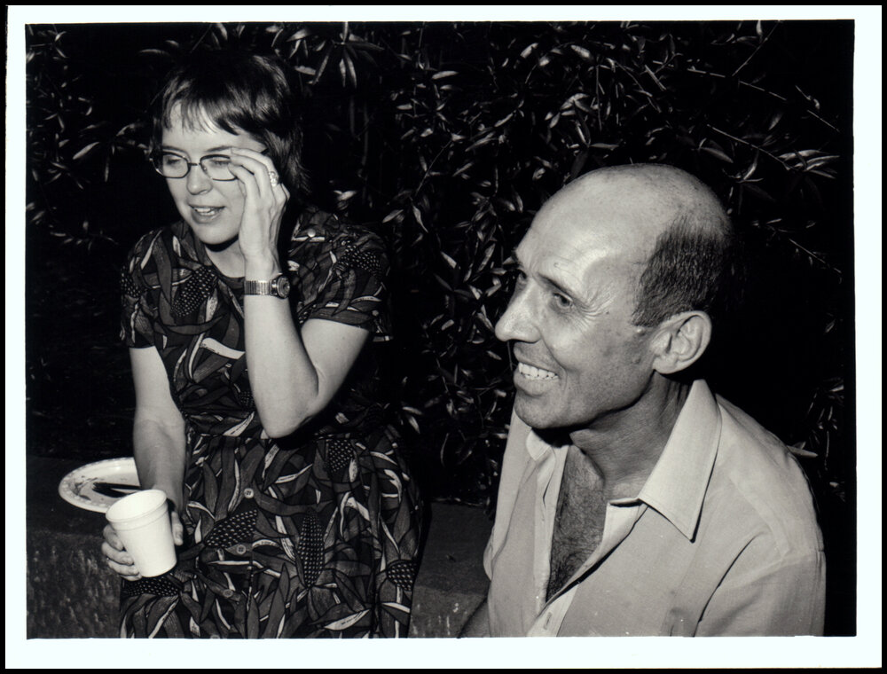 Roz Hinde and Peter Valder at the Botany Bush Band Performance