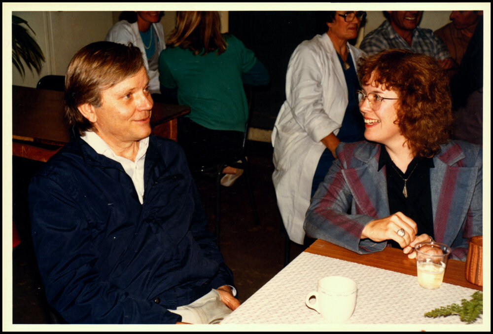 Alan Walker and Roz Hinde at Celebration of Alan Walker's Professorship