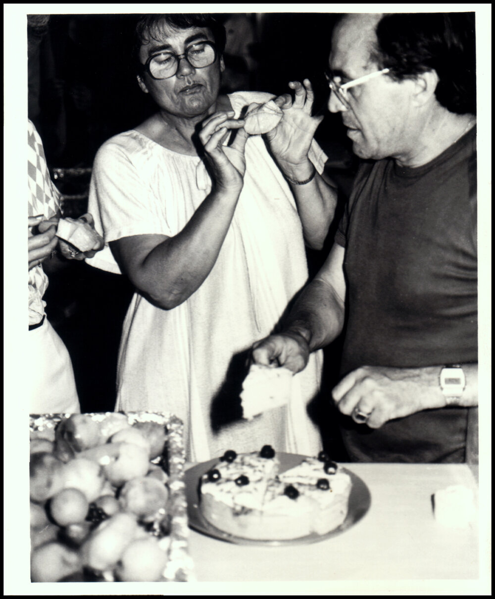 Audrey Graham and Henry dos Reis at the Biological Sciences Christmas Party