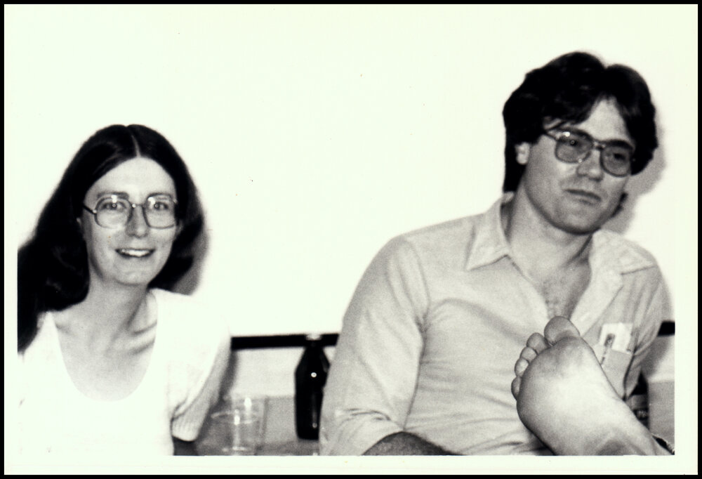 Roni Holland and Malcolm Ricketts at the Biological Sciences Christmas Party