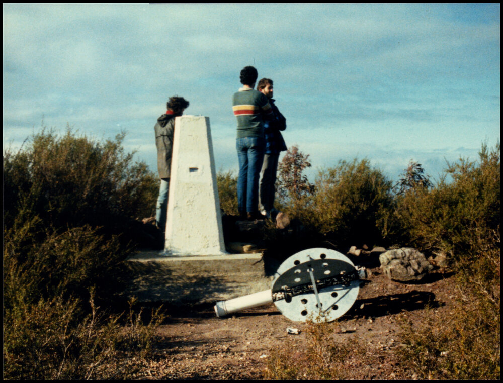 Brad Law, Stephen Kushirt and Michael Bedwood at Mount Imlay Summit