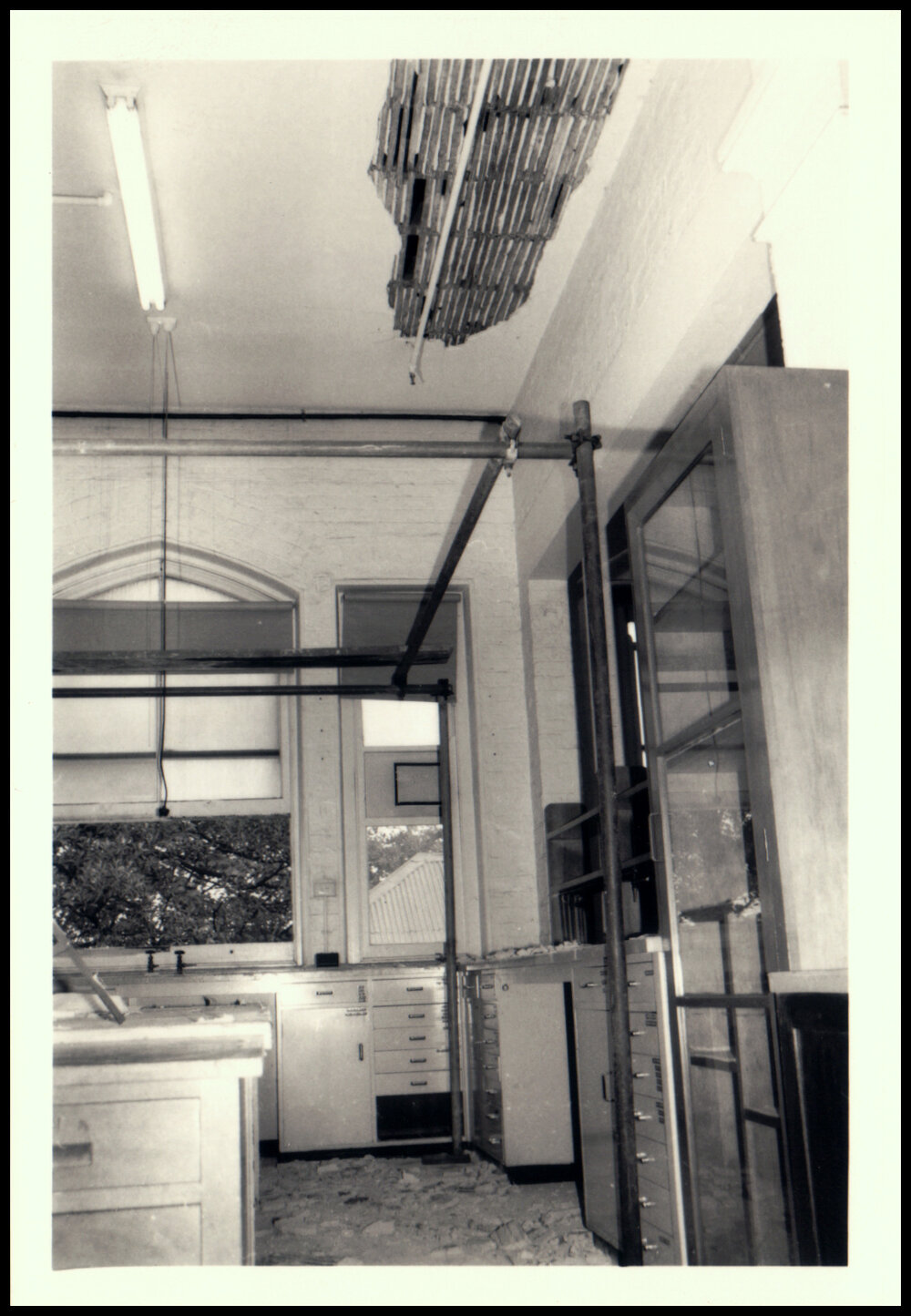 Botany Room 241 Roof Damage