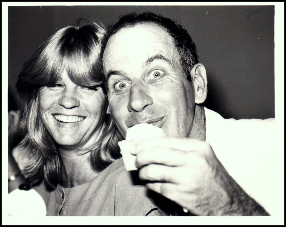 Robyn Byatt and Mark Curran at the Biological Sciences Christmas Party