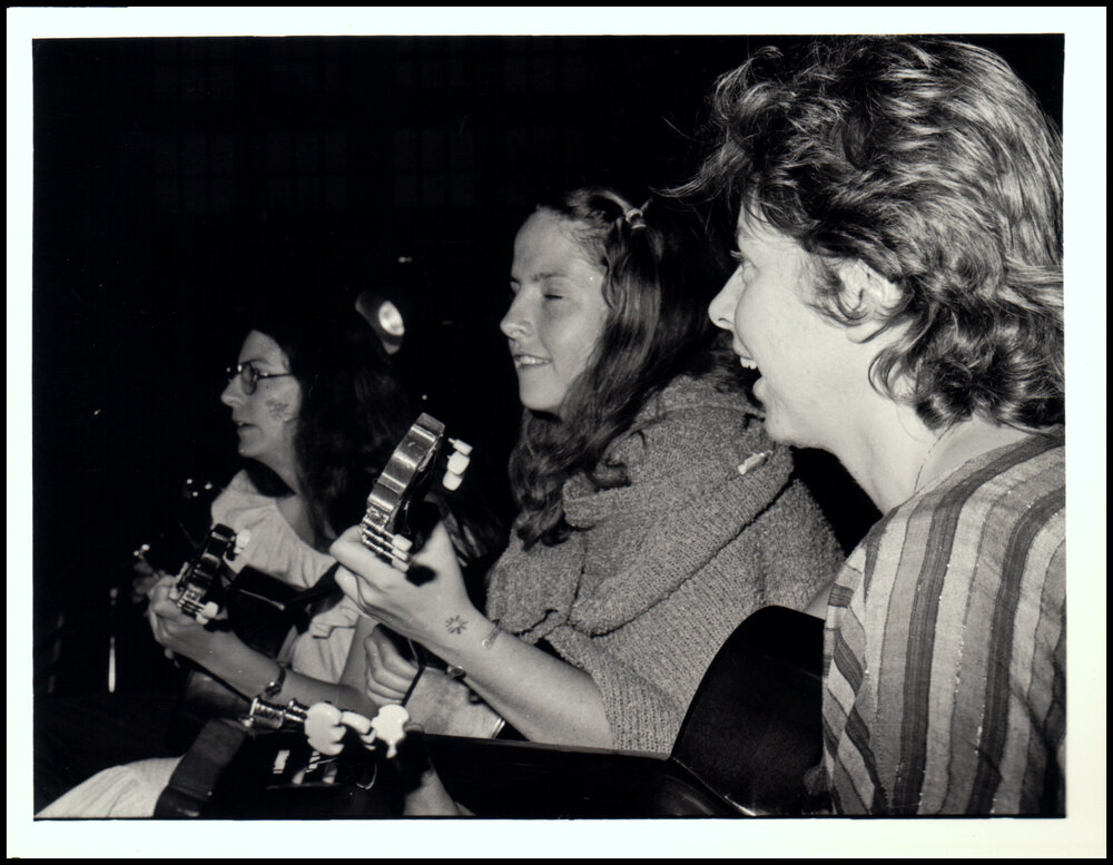 Roni Holland, Jane Chrystal and Belinda Pellow in The Botany Bush Band
