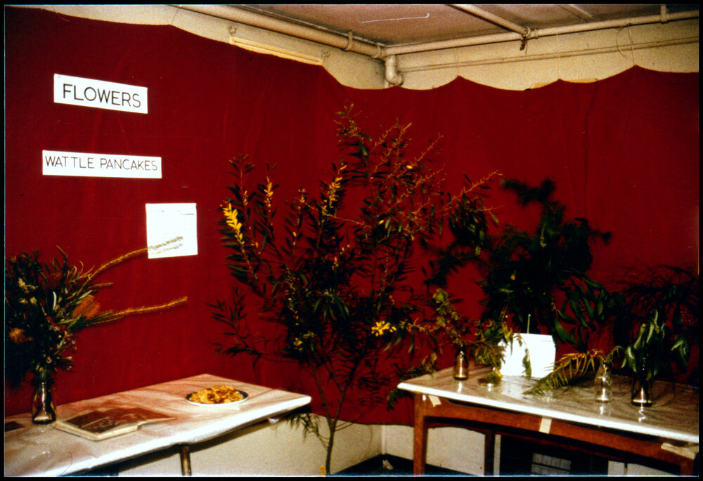 Flowers Display at Open Day 1984