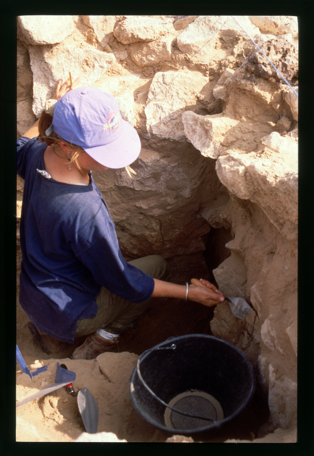 Archaeology Student at a Dig