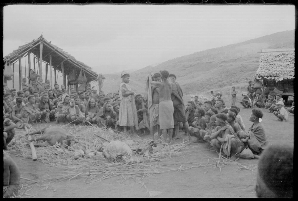 Group Gathered, Possibly for a Ceremony