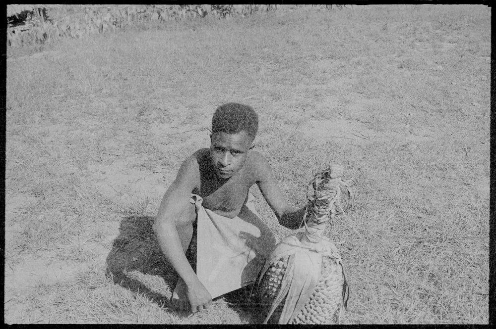 Man with Pandanus Nut