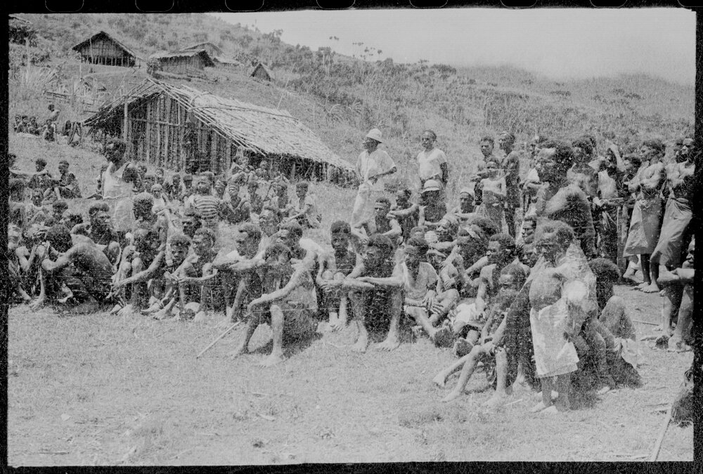 Group Gathered on Mountainside