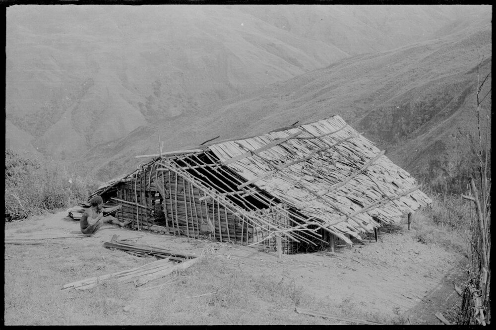 Man Constructing Building