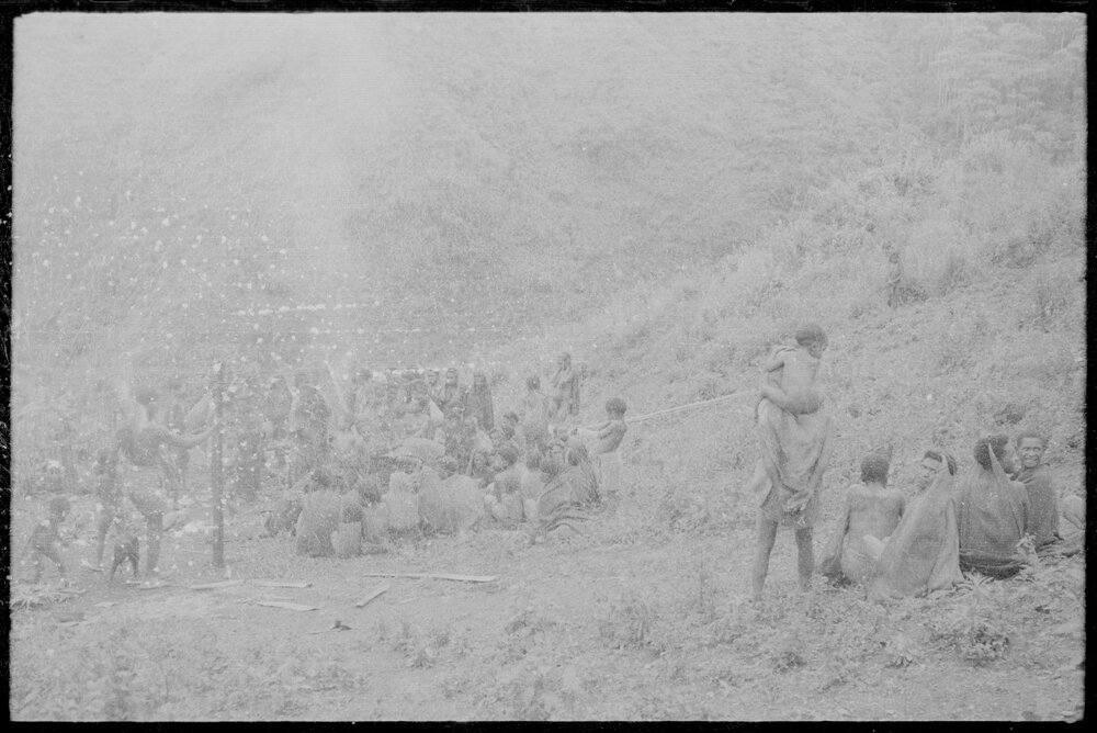 Group Gathered on Mountainside
