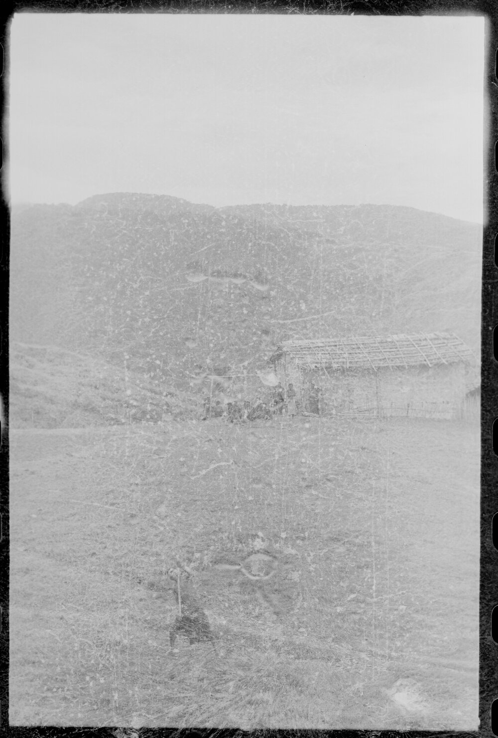 Man Performing with Long Spear