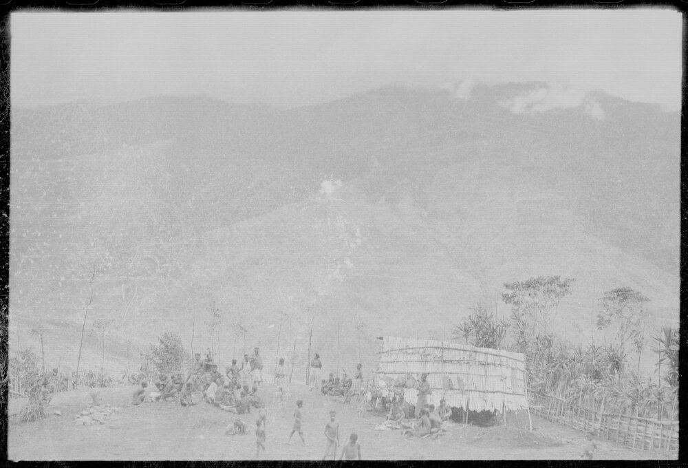 Group Gathered on Mountainside