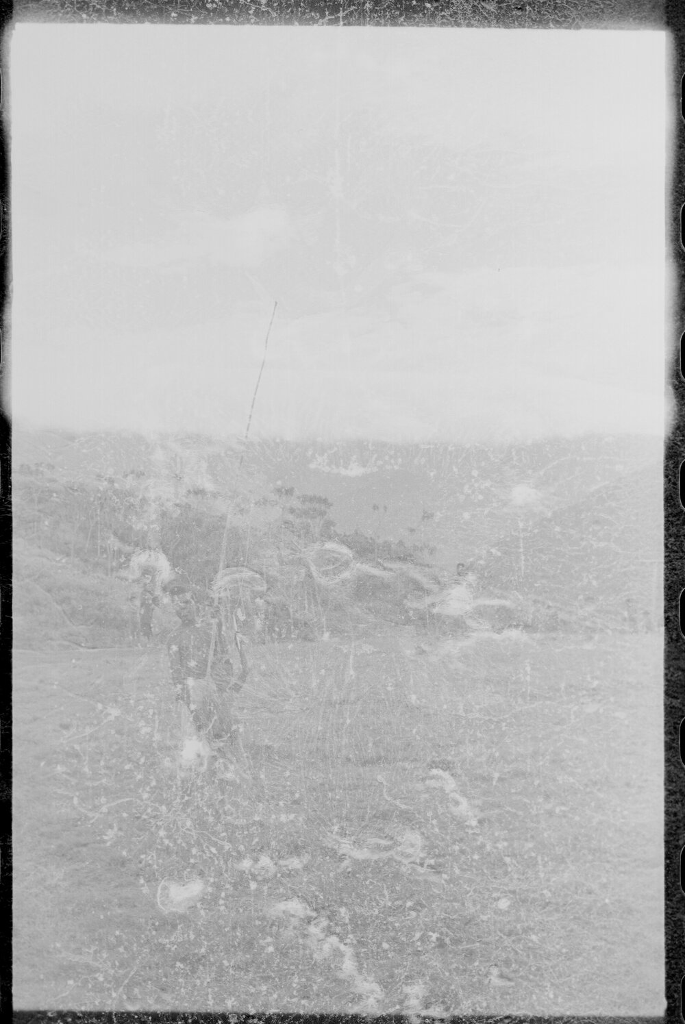 Man Performing with Long Spear