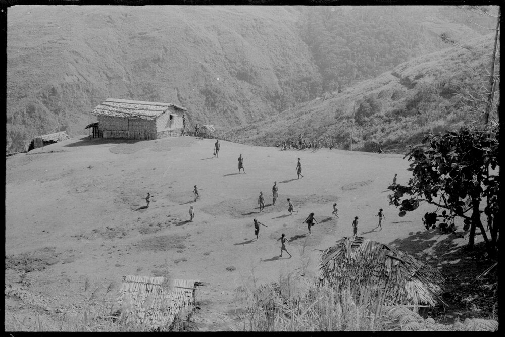Group Gathered on Mountainside