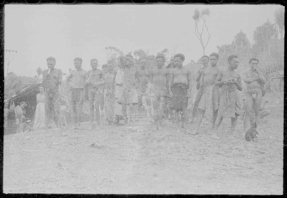 Group Gathered on Mountainside