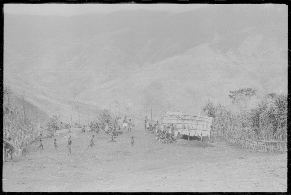 Group Gathered on Mountainside