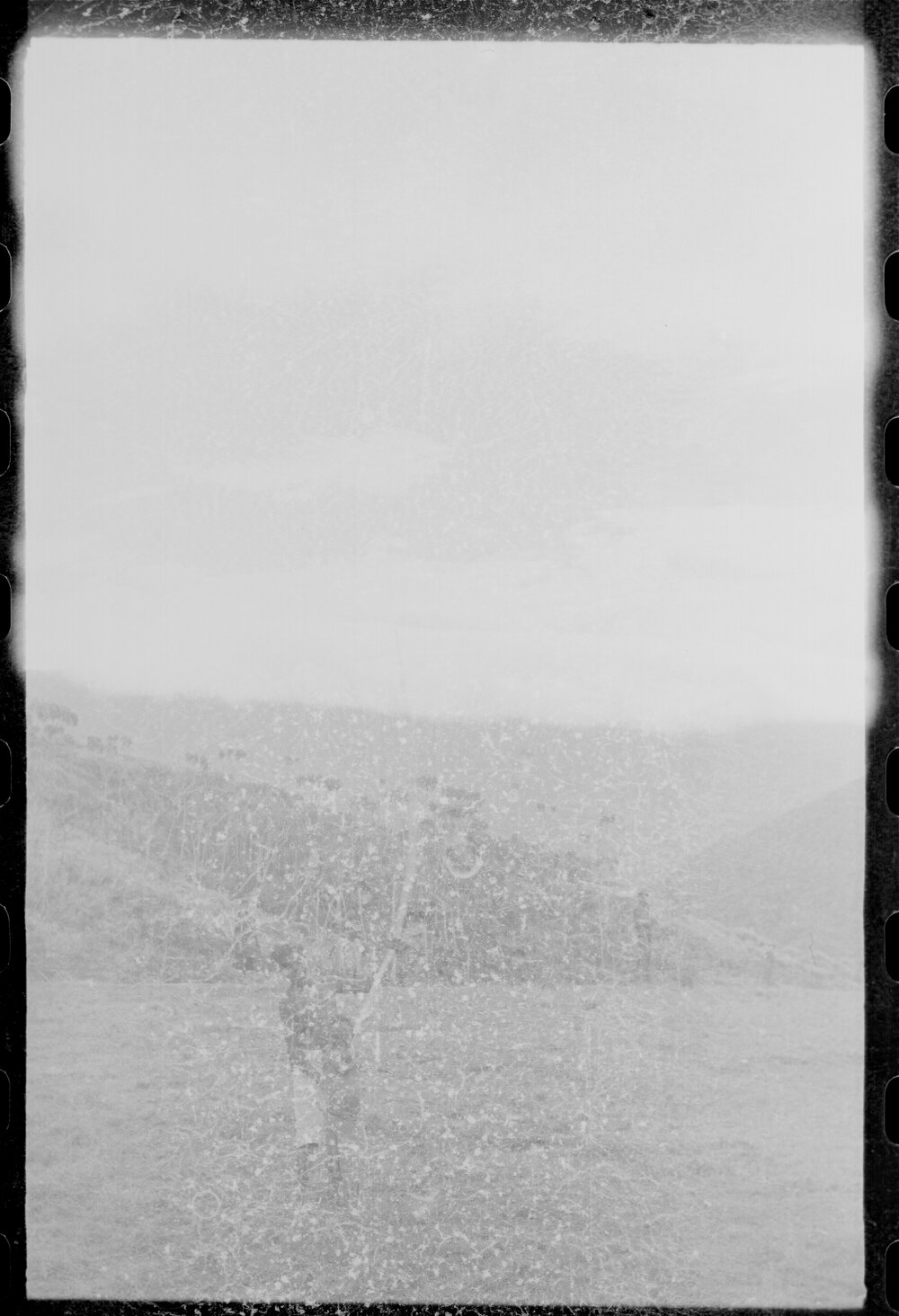 Man Performing with Long Spear