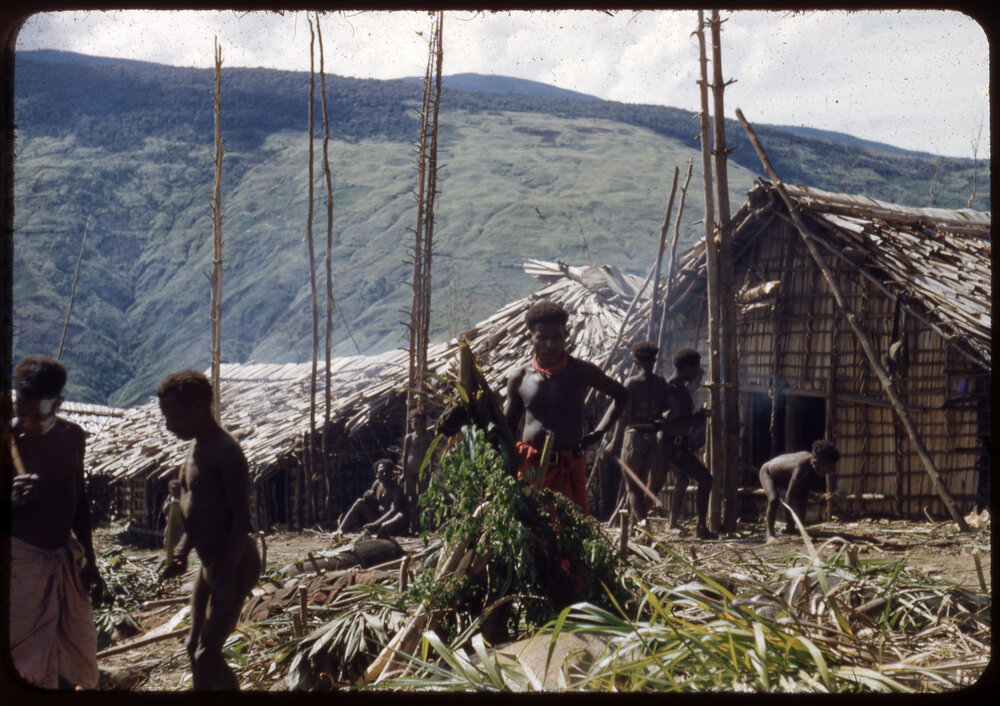 People Standing Outside Buildings