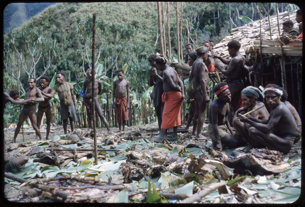 People Gathered in Village