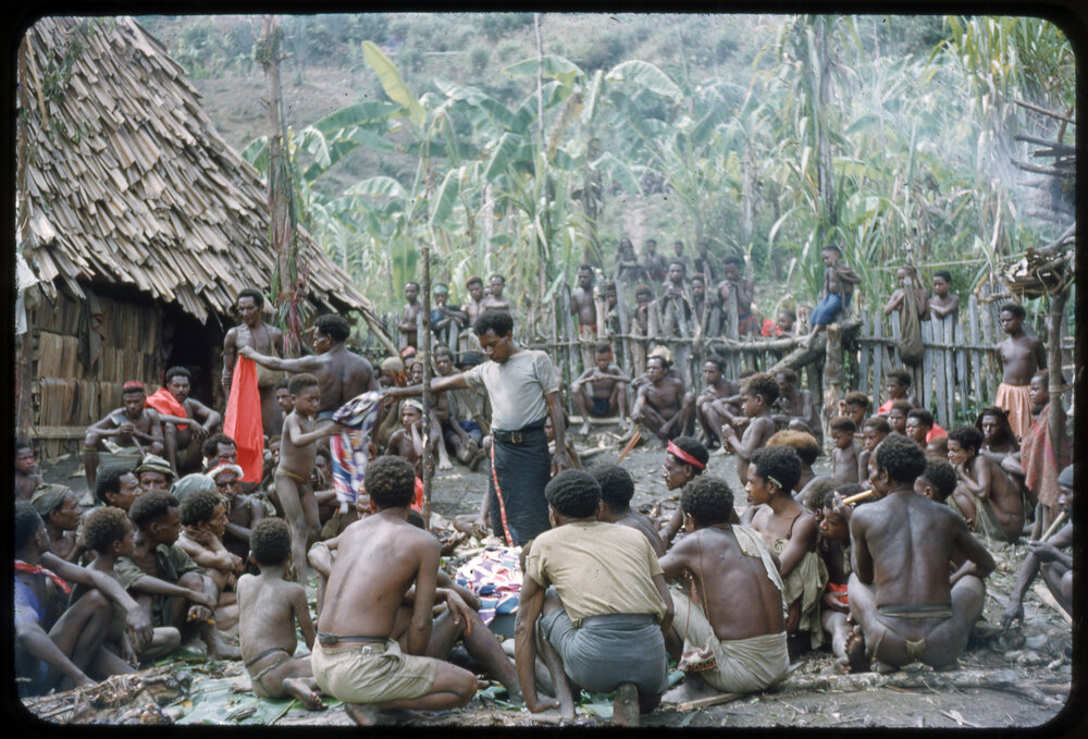Group Preparing for a Ceremony