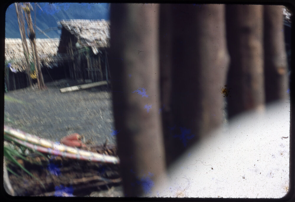 Buildings with Food Poles Outside