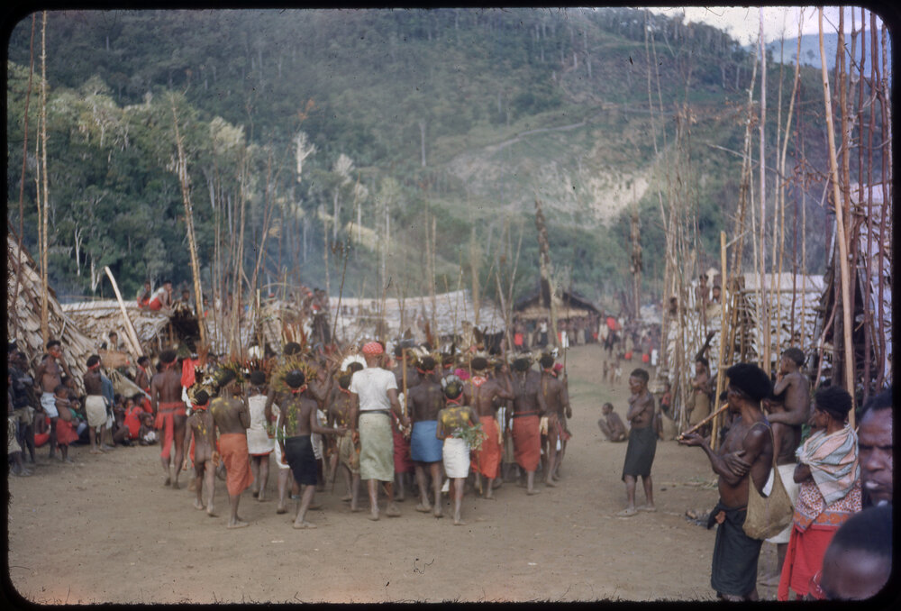 Group Performing in Village