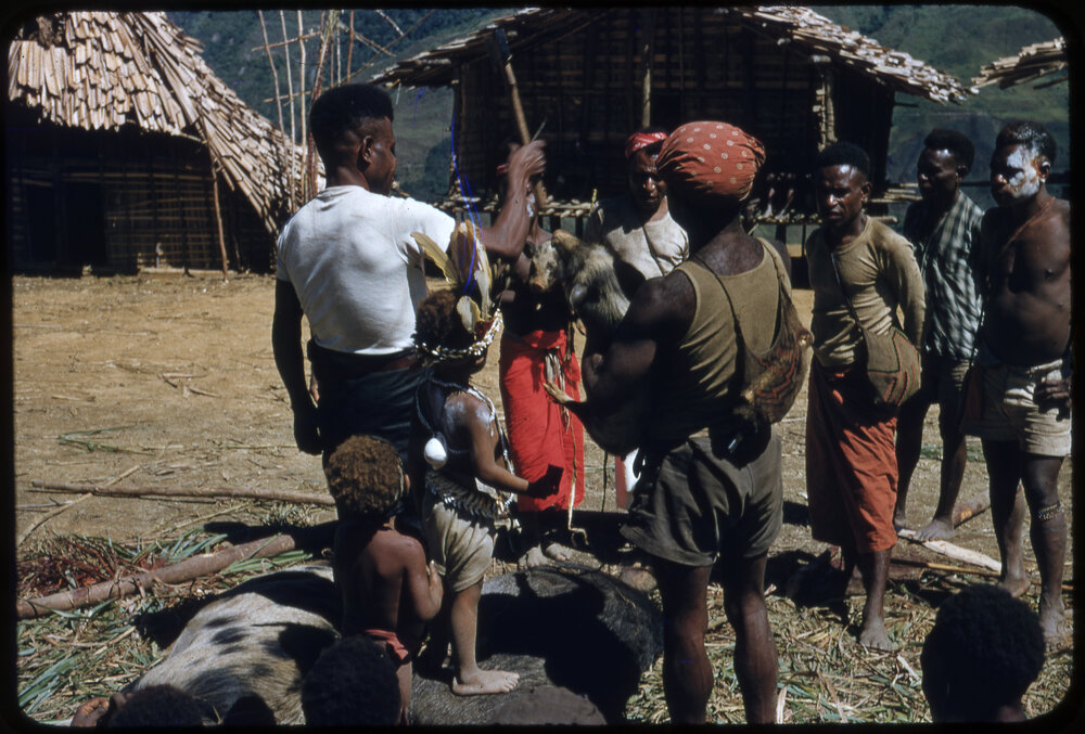 Group Preparing for a Ceremony