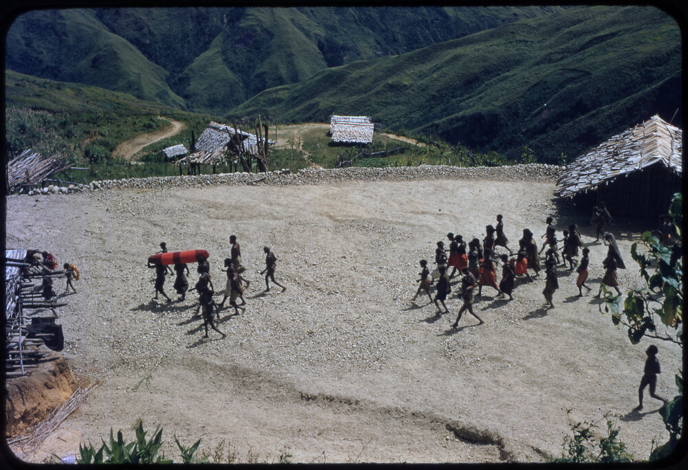 Group Gathered on Mountainside