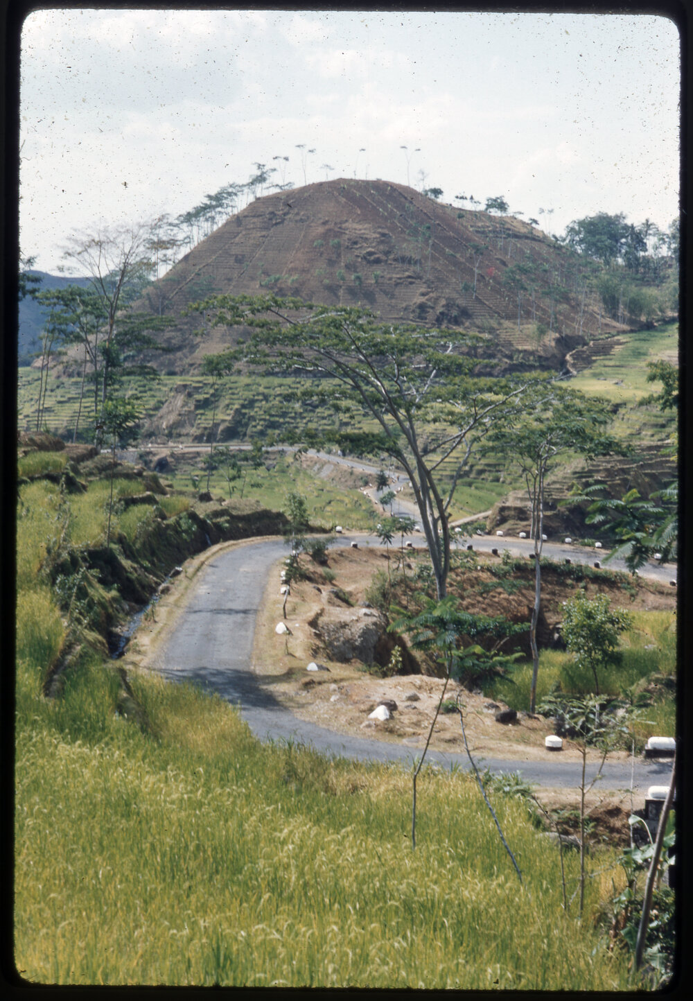 Road with Hill in Background