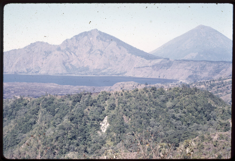 View Across Water and Mountains