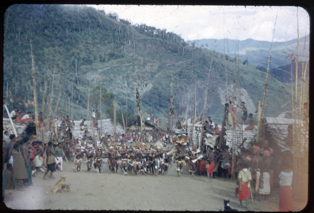 Group Performing in Village