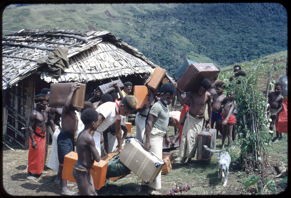 Group Carrying Suitcases
