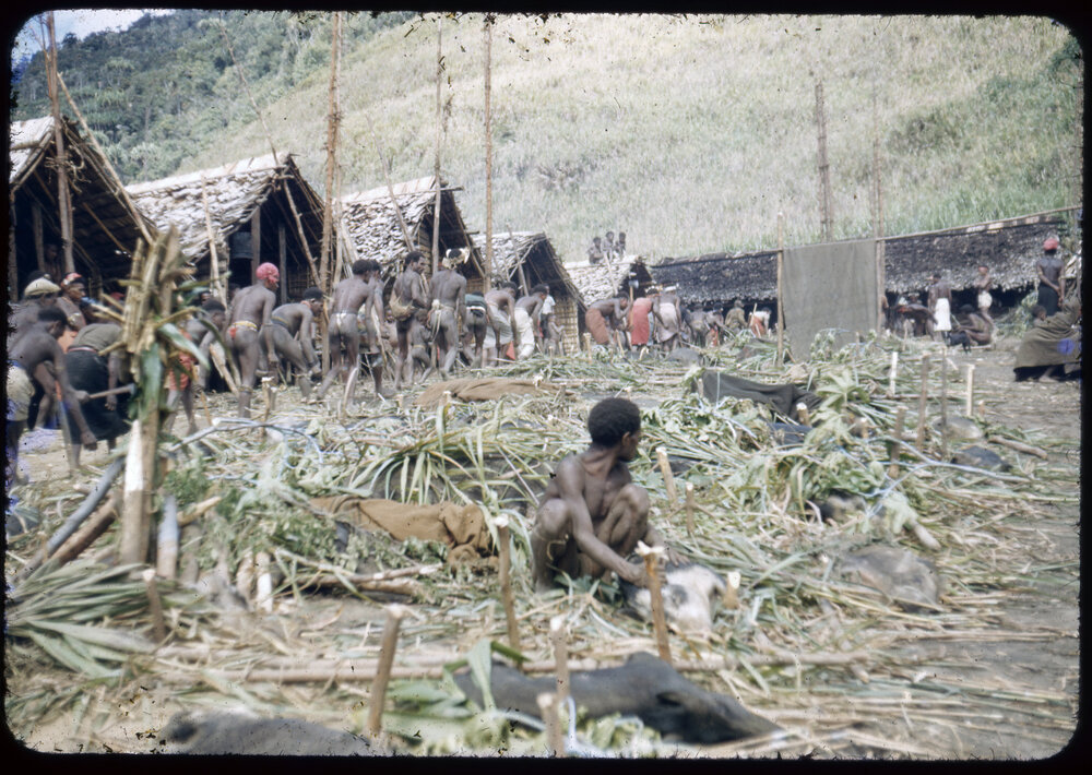 Group Preparing for a Ceremony