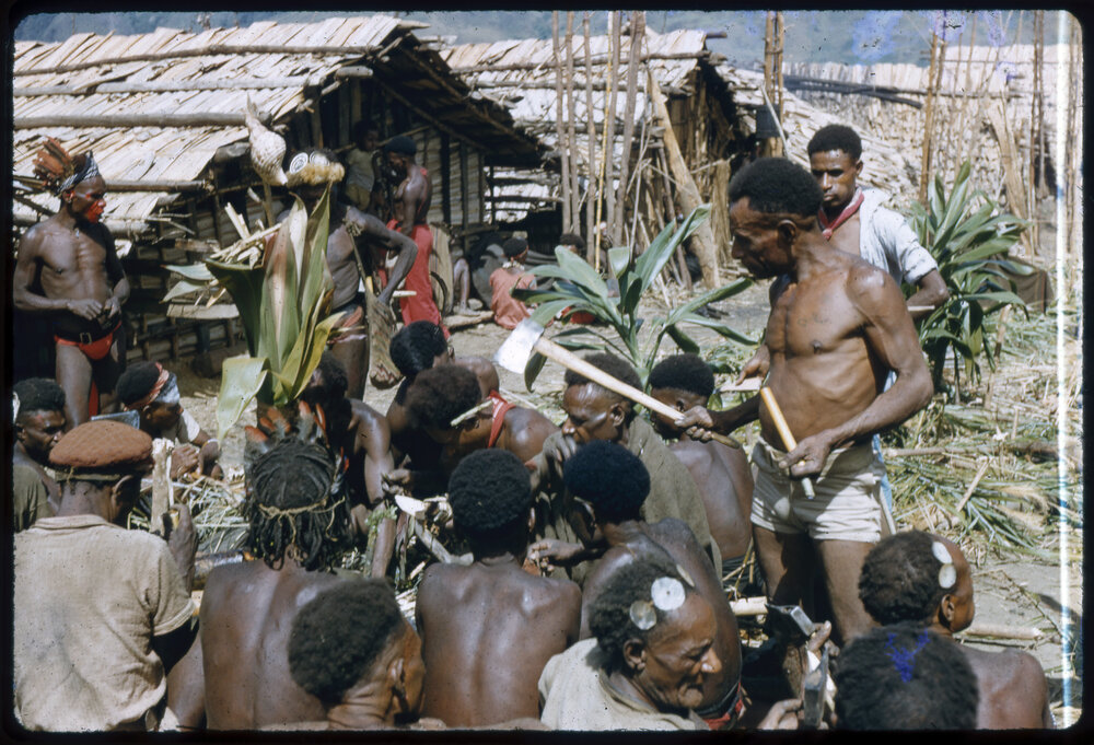 Group Preparing for a Ceremony