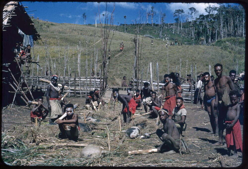 Group Preparing for a Ceremony