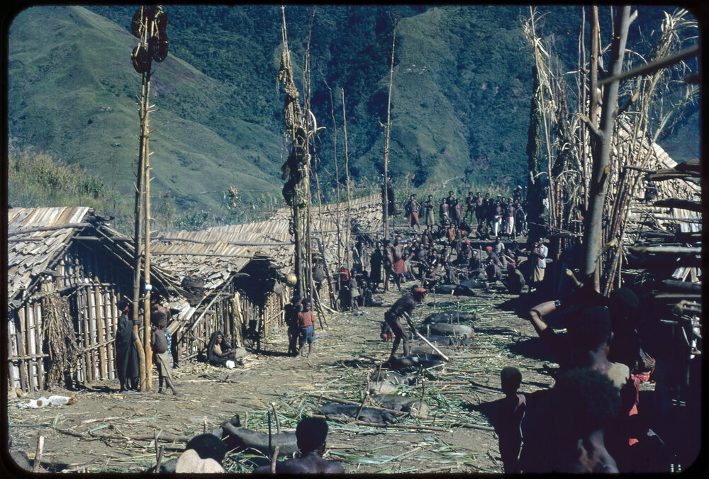Group Preparing for a Ceremony
