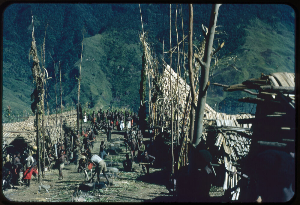 Group Preparing for a Ceremony