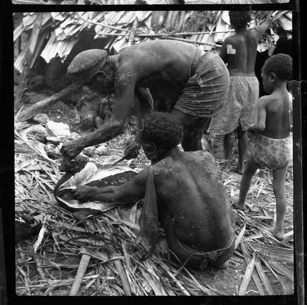Preparing Pigs for a Ceremony