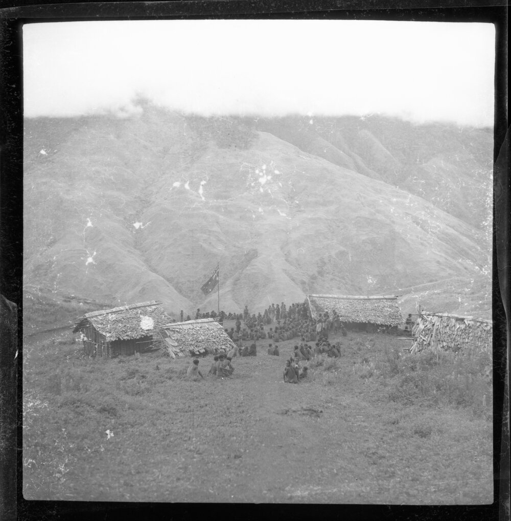Crowd Gathered in Mountainside Village