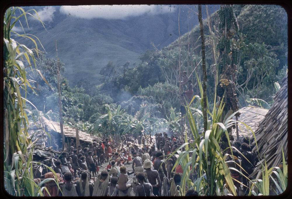 Group Performing in a Village