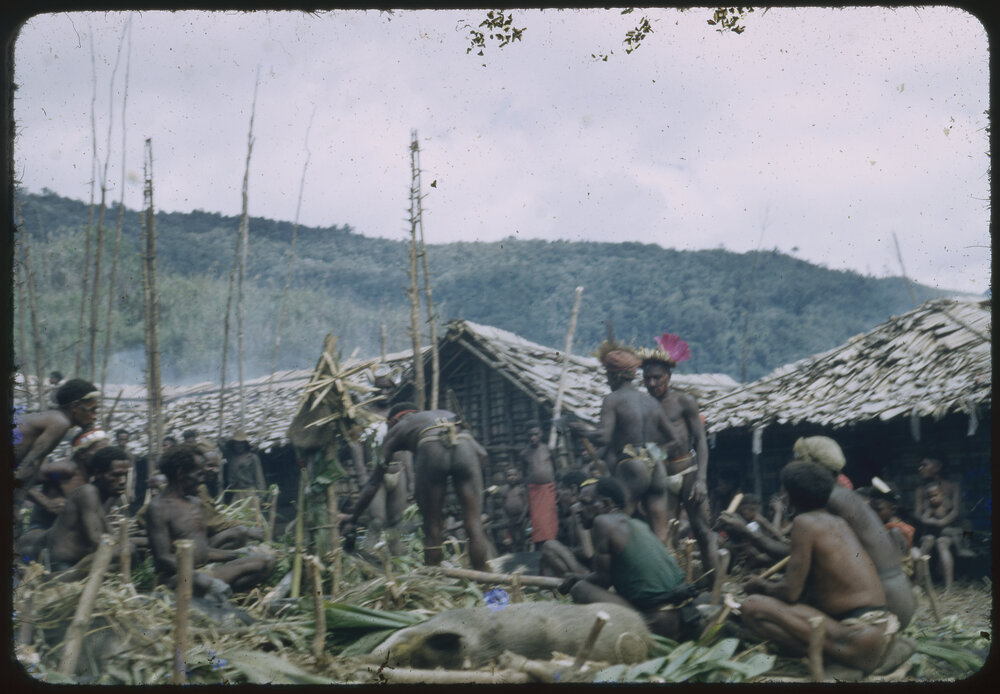 Group Preparing for a Ceremony