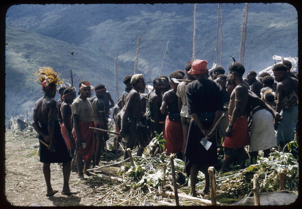 Group Gathered on Mountainside