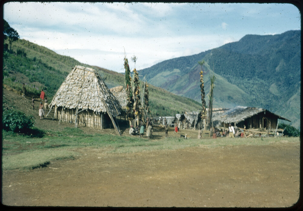 Village with Food Poles