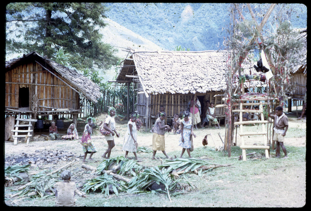 Group of Women Gathered in a Village