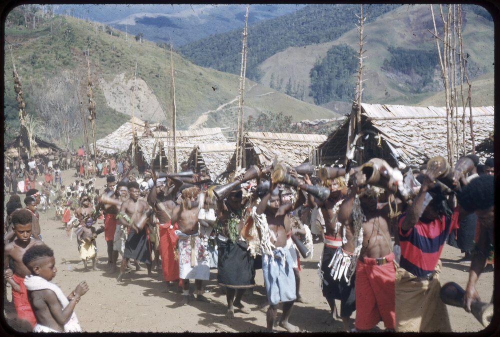 Group Performing in a Village
