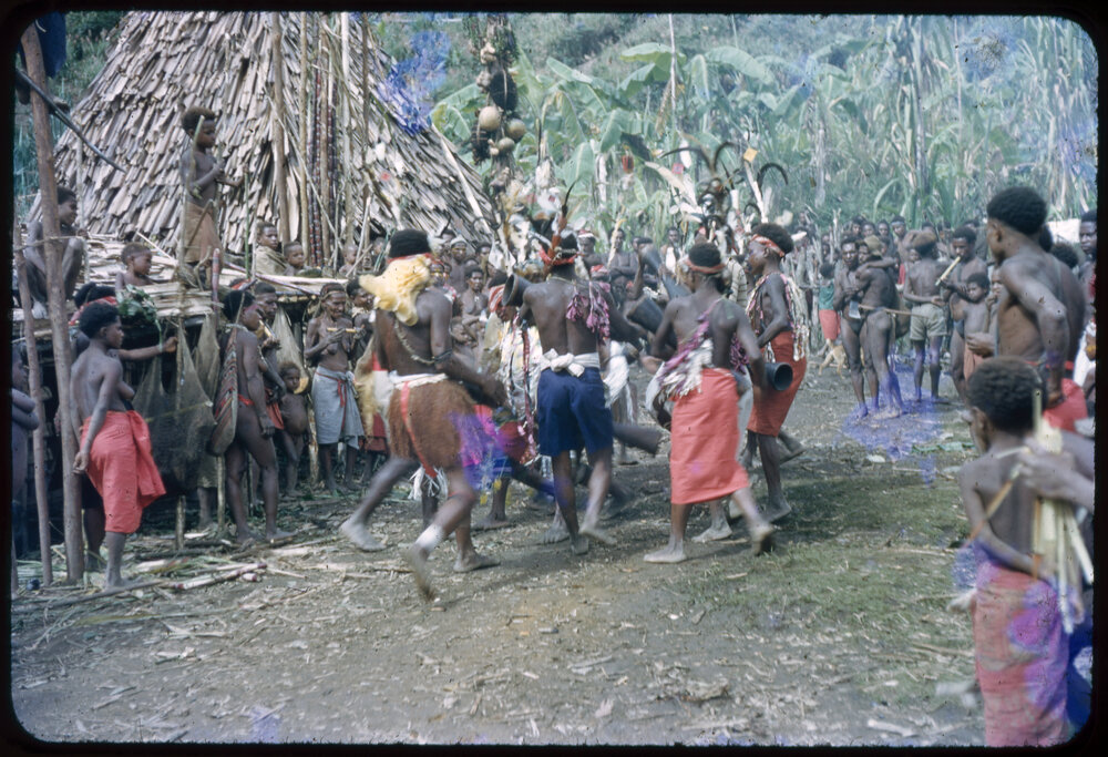Group Performing in a Village