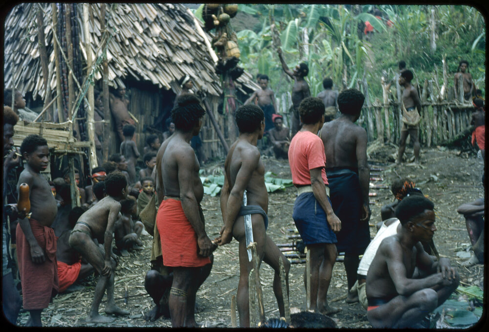 Group Gathered in a Village